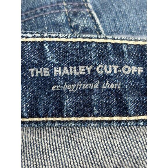 Adriano Goldschmied Women's Size 26 The Hailey Cut Off Ex Boyfriend Jean Shorts - Picture 6 of 12